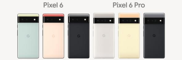 google pixel 6 color options