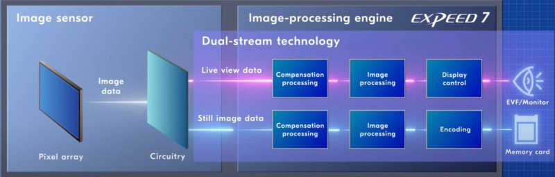 nikon dual stream viewfinder technology