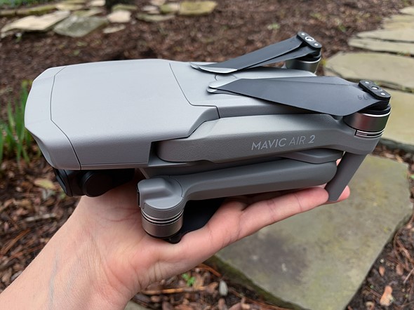 DJI Mavic Air 2 in-hand