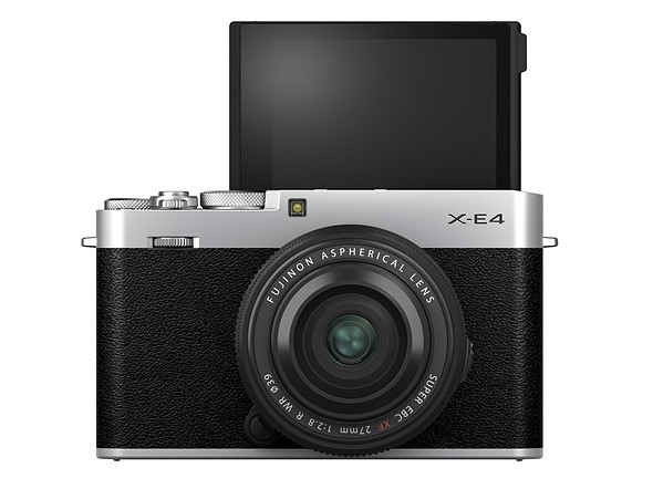 X-E4 front LCD silver