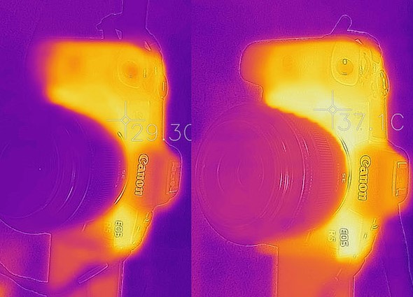 eos r5 overheating