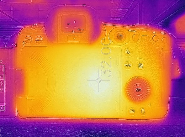 canon eos r5 overheating