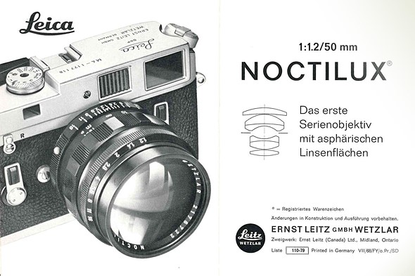 noctilux 50mm 1966 Retro teaser
