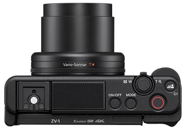 sony zv 1 retractable lens