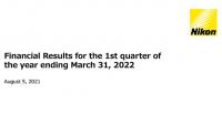 Результаты Nikon за первый квартал 2022 финансового года