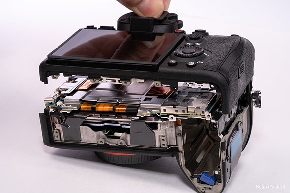 kolari vision sony a1 teardown shell