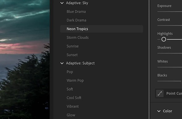 lightroom update june 2022 adaptive presets