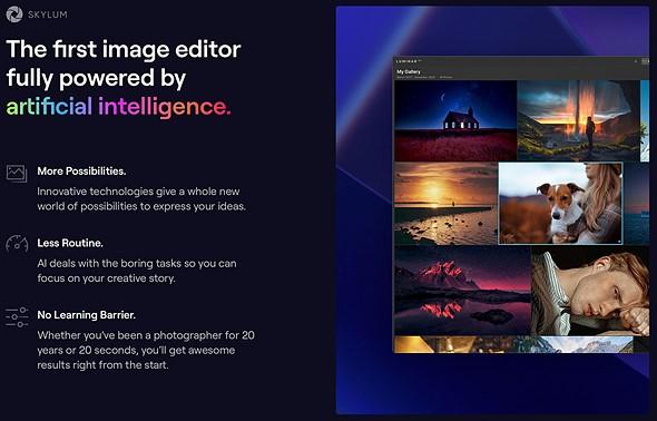 skylum luminar ai features