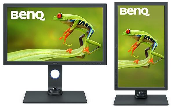 benq sw271c front rotated