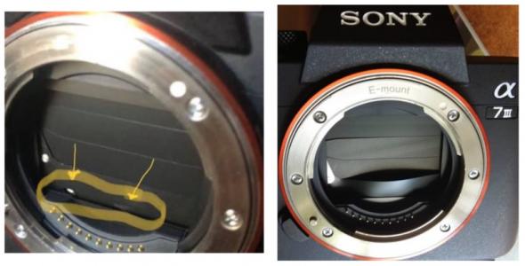 sony stuck shutter