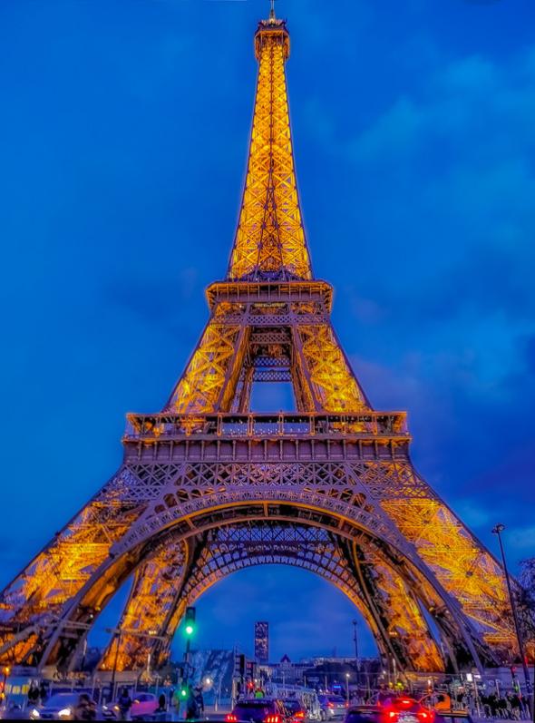 Eiffel Tower SR Enhance and Edit