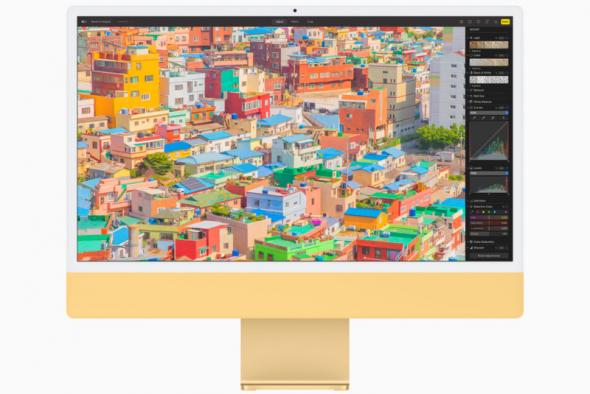 apple new imac spring21 pf yellow