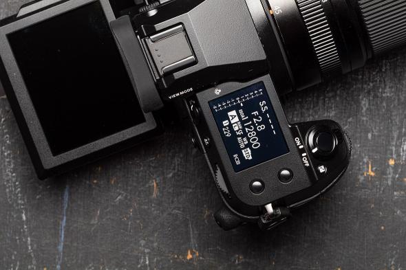 Fujifilm GFX 100S Top LCD