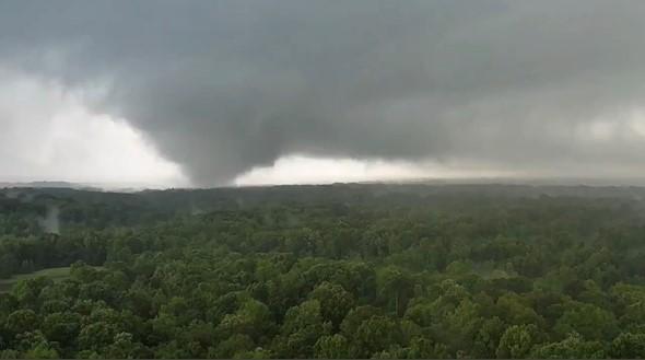 Drone tornado Enzinger footage