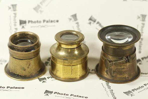 1 Brass Ground Glass Focusing Loupe Photo Palace