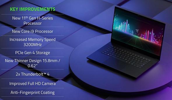 razer blade 15 key improvements