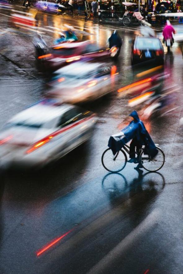 Hanoi Vietnam bustle jpg 497x745