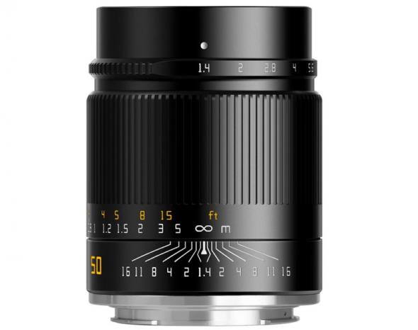 TTArtisan Launches 50mm f1.4