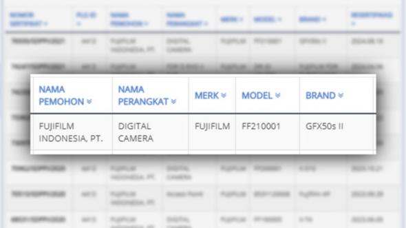 gfx50sii registration