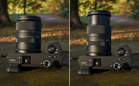 sigma 18 50mm f2 8 lens zoom extension