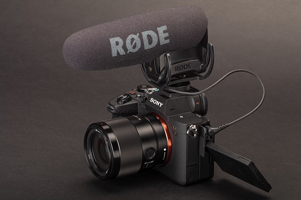Sony a7IV with mic