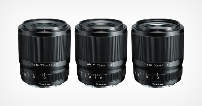 Tokina Unveils 23mm 33mm and 56mm f1