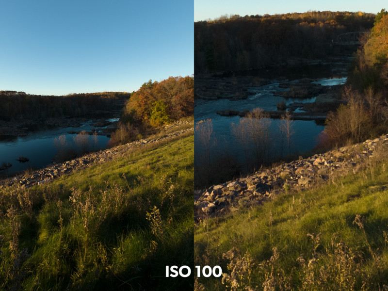 dji action 2 camera dng stills test iso 100