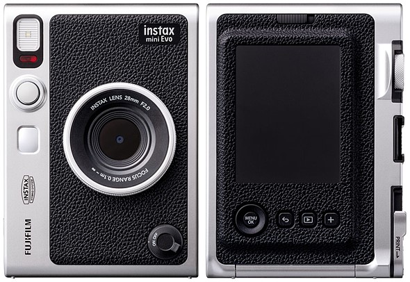 fujifilm instax mini hybrid evo product shot front back