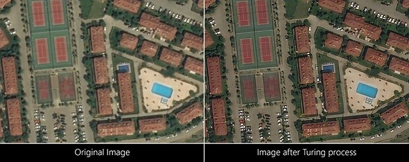 microsoft space enhanced imagery turing research