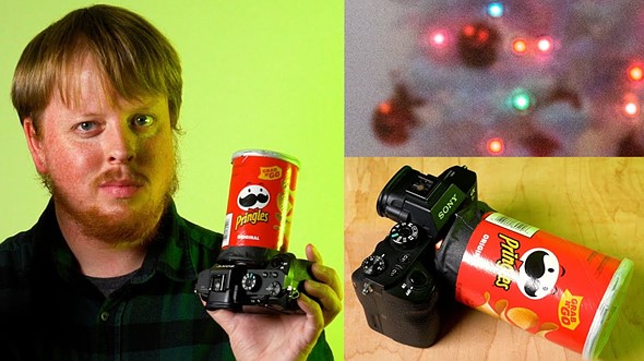 diy pringles pinhole camera banner