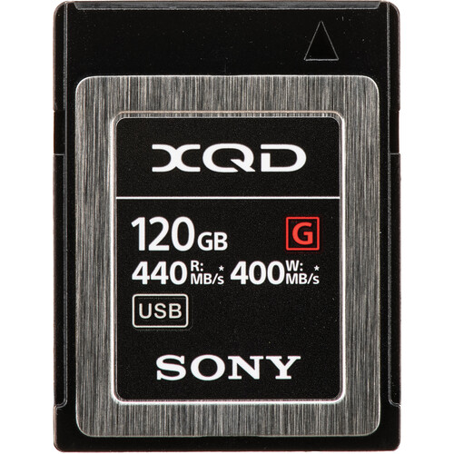 sony qd g120f 120gb qxd memory card