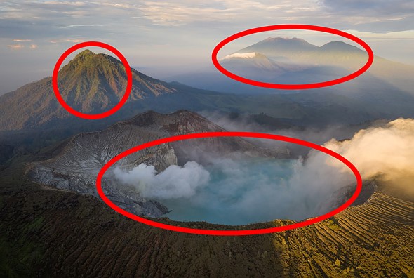 Kawah Ijen aerials