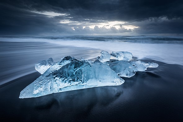 j Jokulsarlon Sunrise 19 1 2013 7